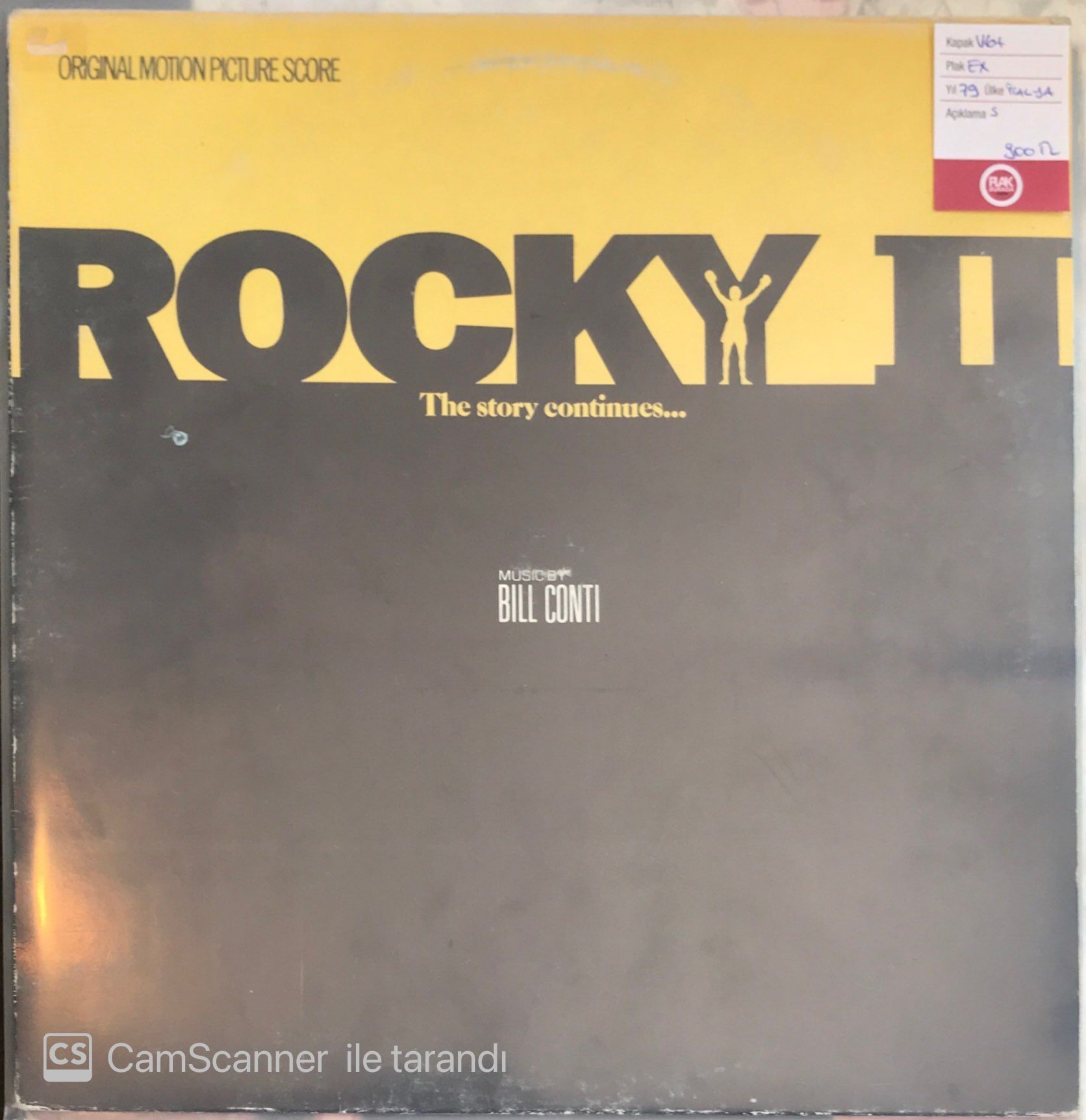 Bill Conti – Rocky II (The Story Continues...) LP