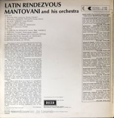 Mantovanı and hıs orchestra Latın Rendezvous LP