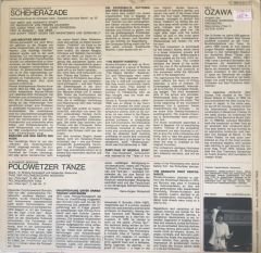 Seiji Ozawa Chıcago Symphony Orchestra LP