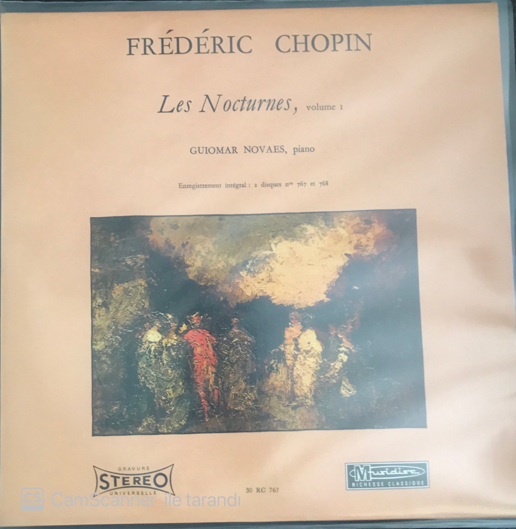 Frederic Chopin Les Nocturnes Vol. 1 & Vol. 2 LP