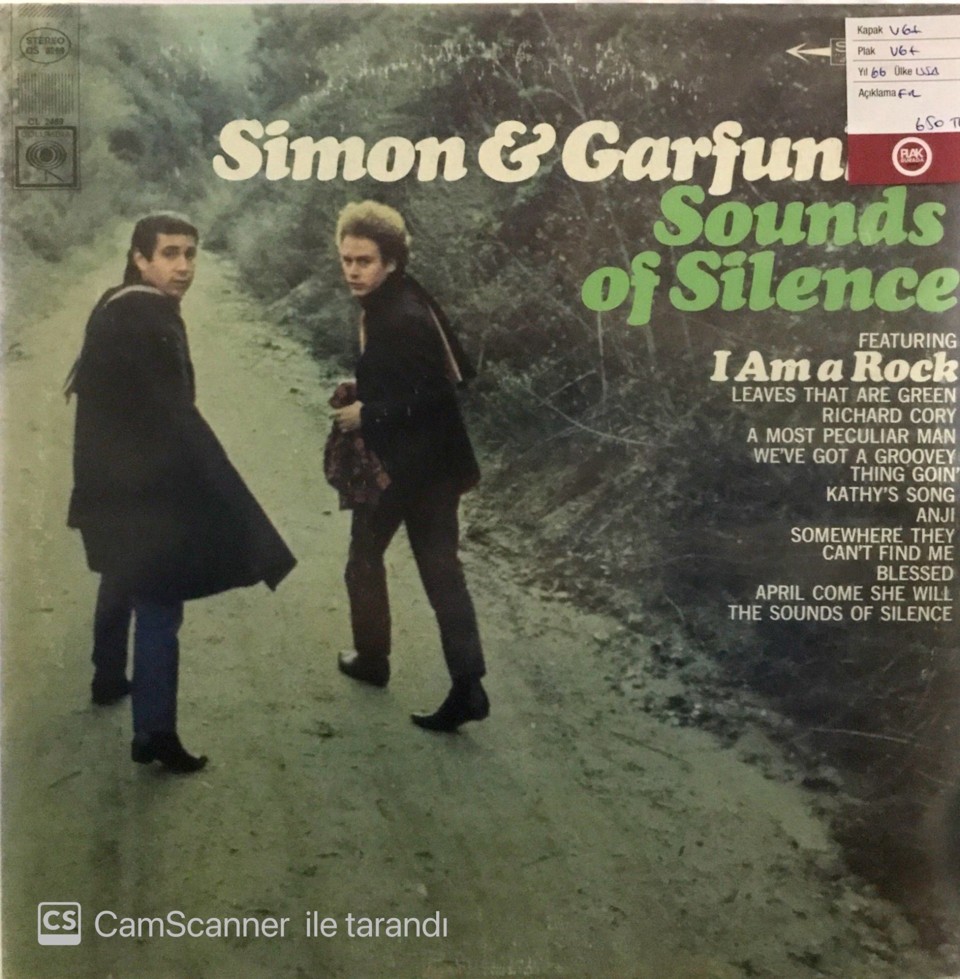 Simon & Garfunkel Sounds of Silence LP