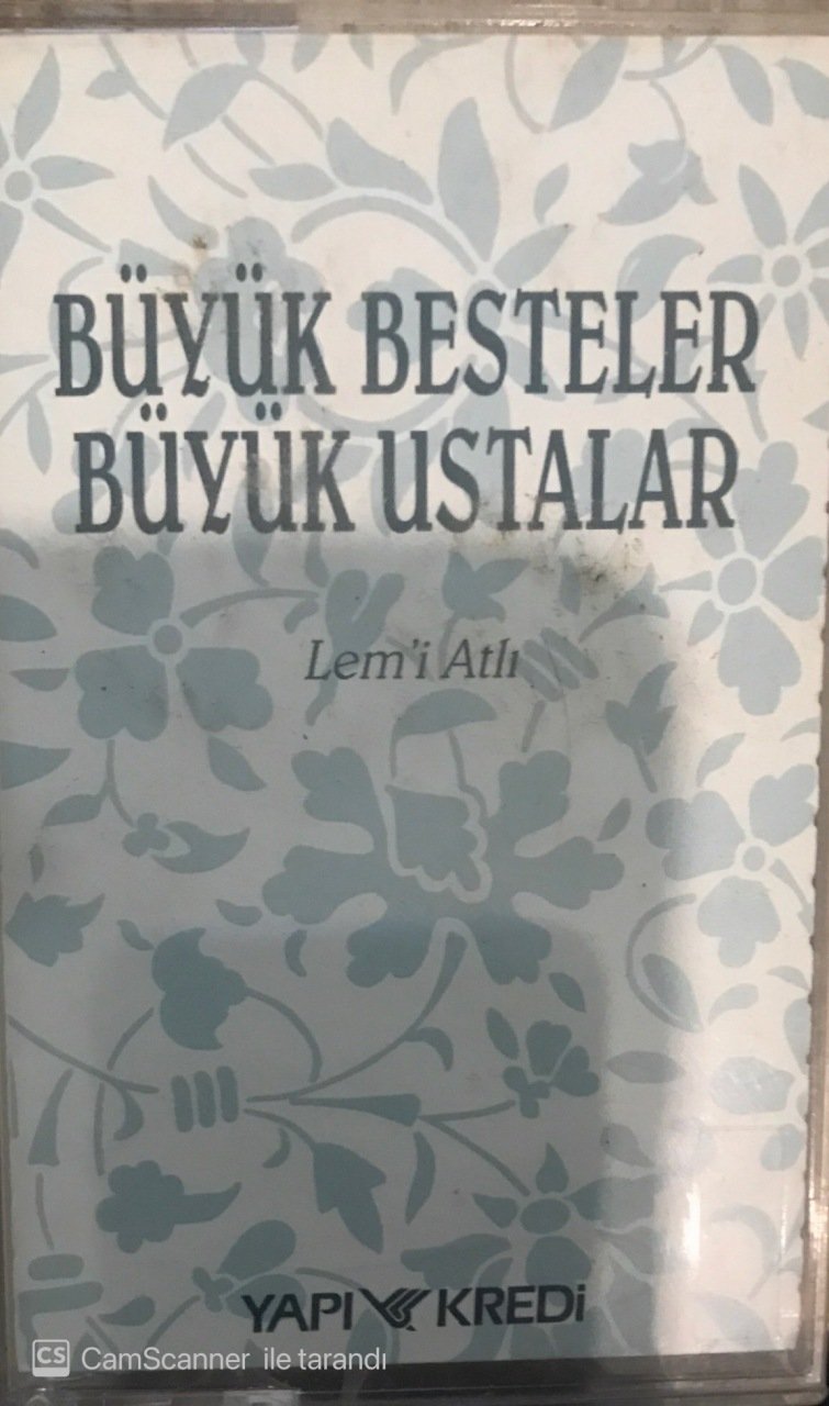 Büyük Besteler Büyük Ustular Lem'i Atlı KASET