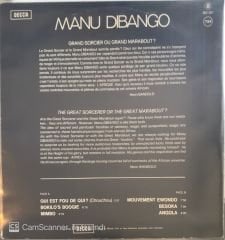 Manu Dibango ''Manu 76'' LP