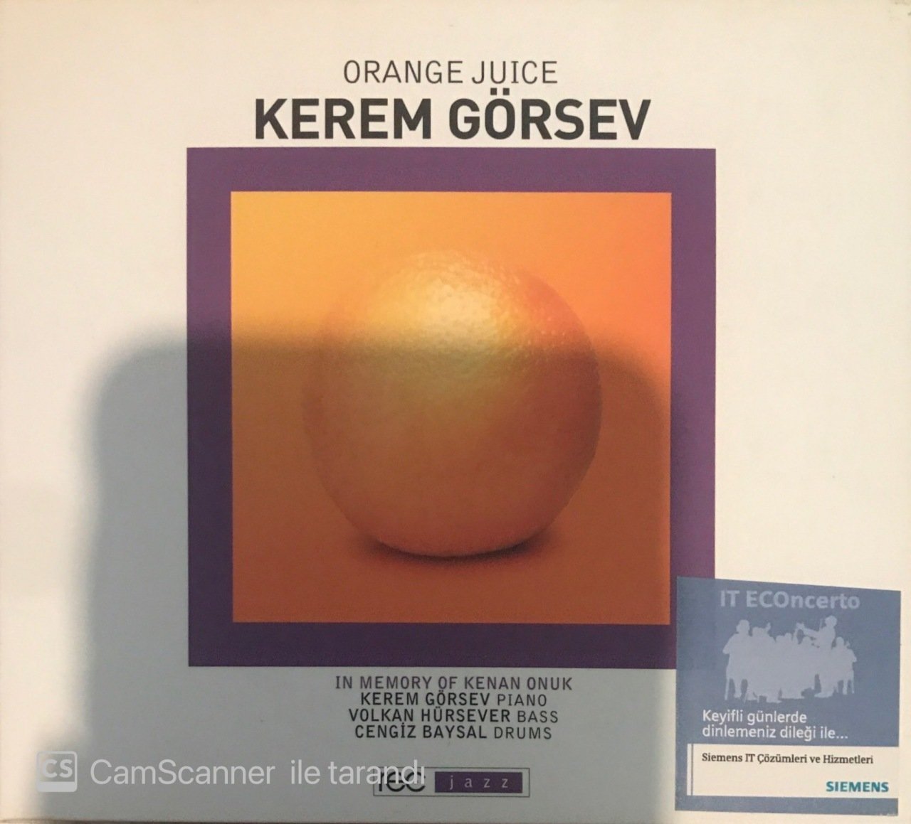 Kerem Görsev Orange Juice CD