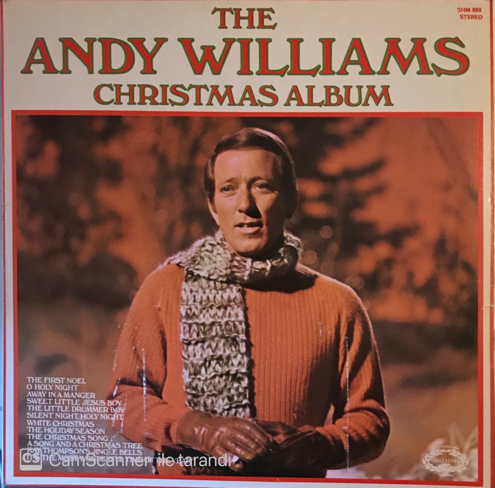 The Andy Williams Christmas Album LP