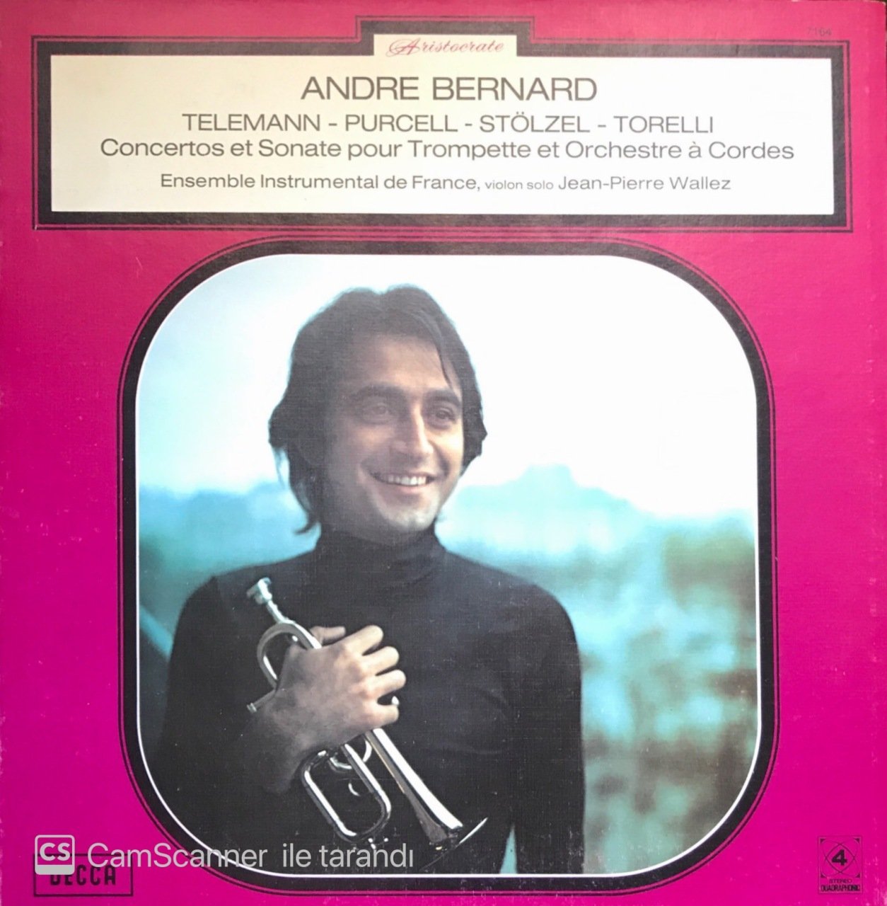 Andre Bernard Telemann - Purcell - Stölzel - Torelli LP