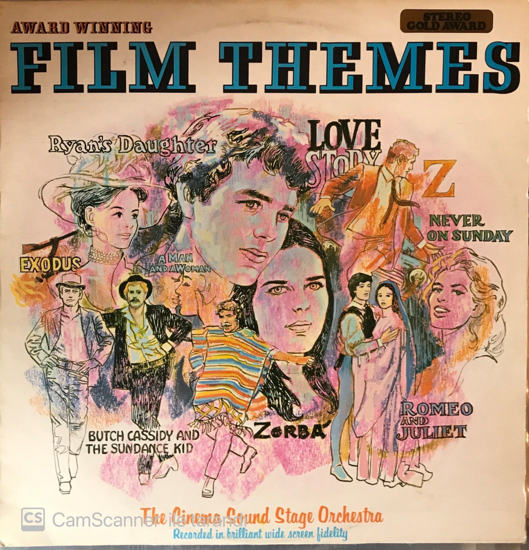 The Cinema Sound Stage Orchestra Award Winning Film Themes LP