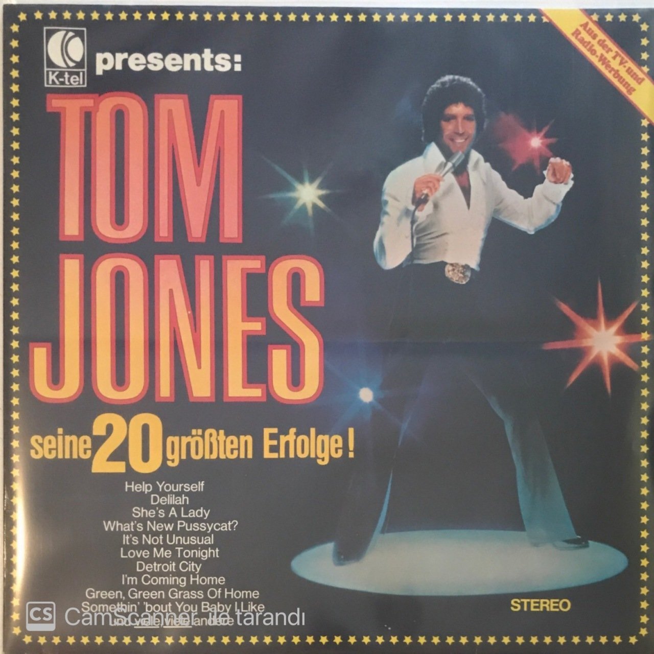 Tom Jones Seine 20 Grobten Erfolge LP