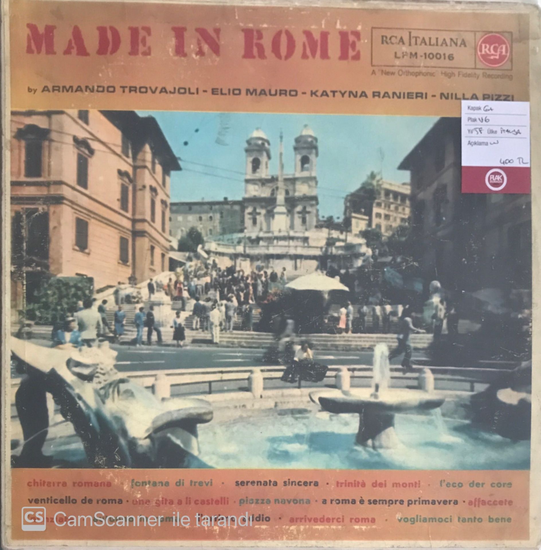 Made In Rome LP