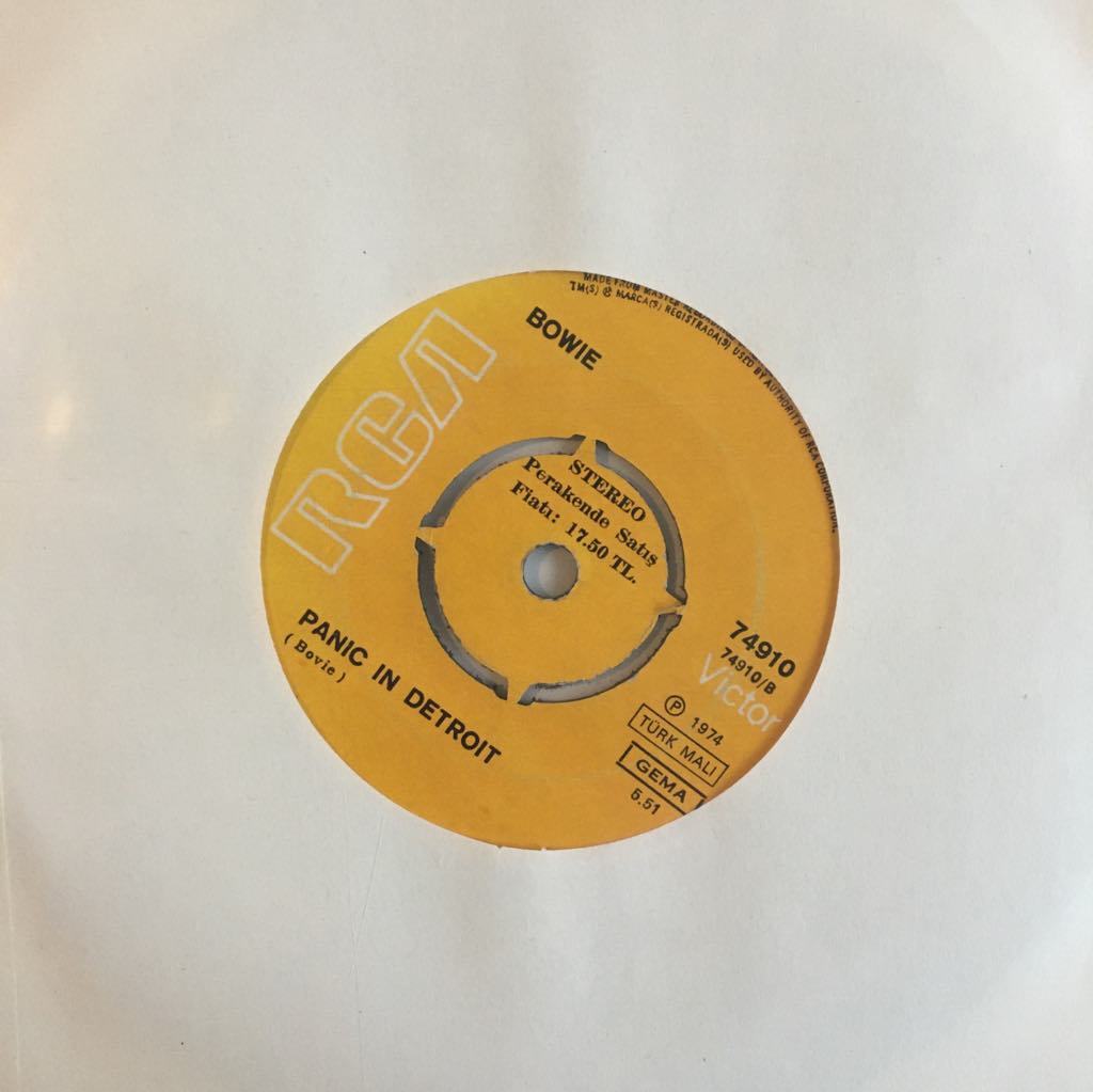 David Bowie Panic In Detroit 45lik