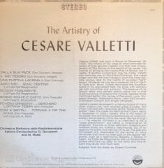 The Artistry Of Cesare Valletti LP