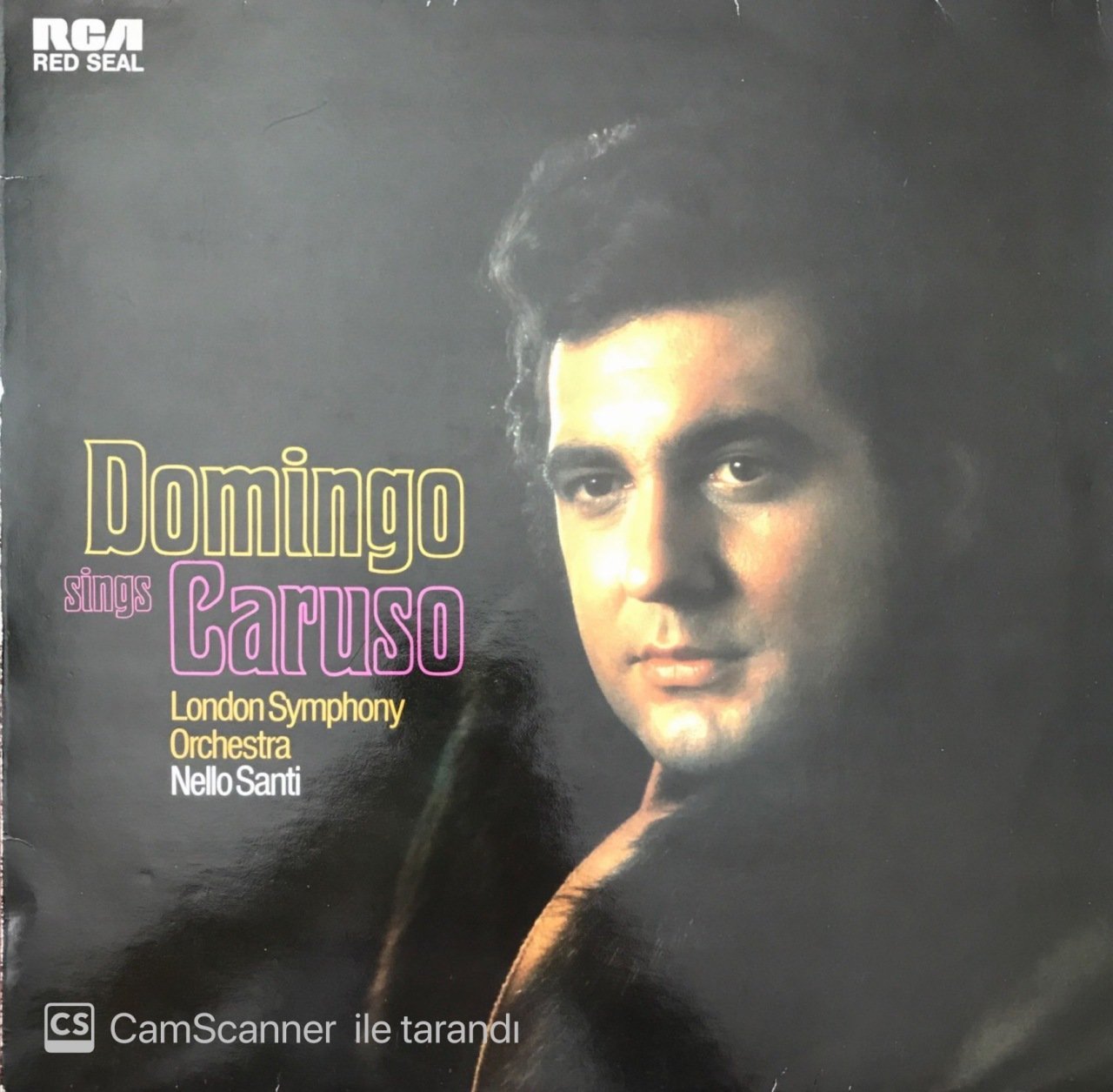 Domingo Sings Caruso London Symphony Orcehstra Nello Santi LP