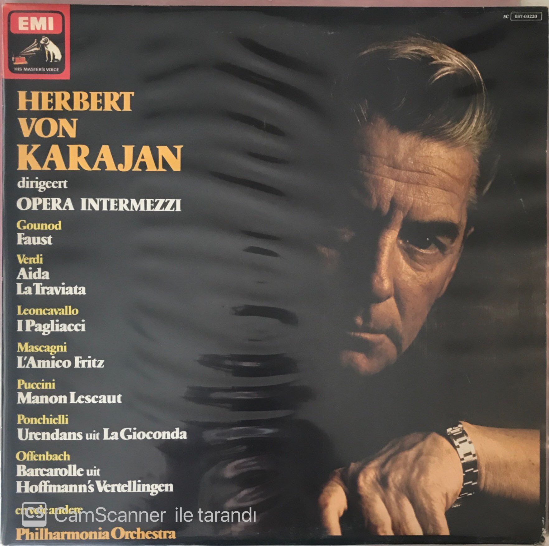 Herbert Von Karajan - Dirigeert Opera Intermezzi LP