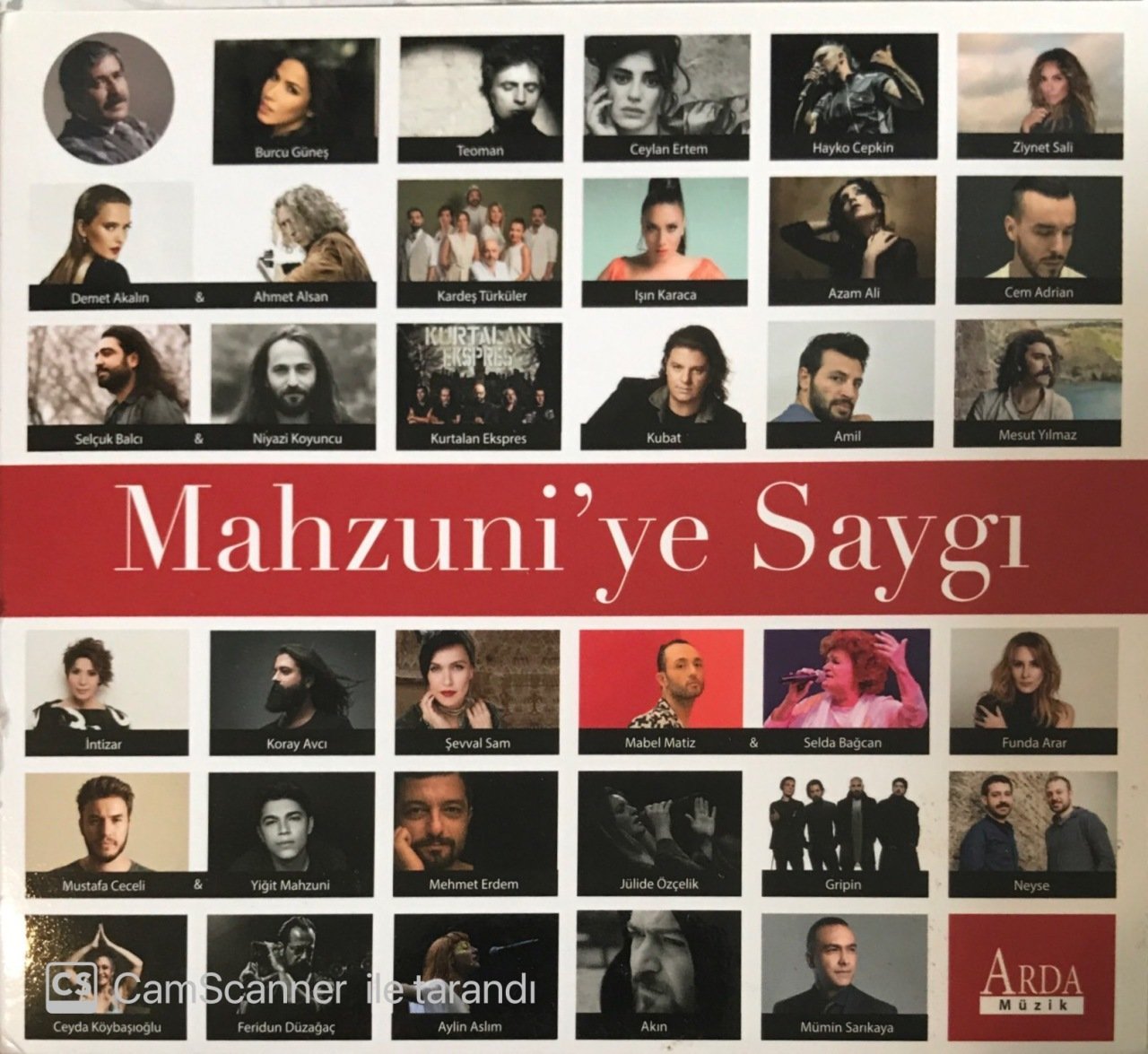 Mahzuni'ye Saygı 2'li CD