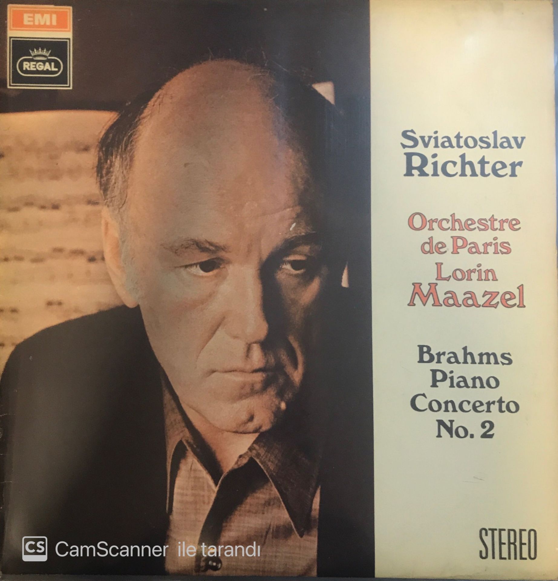 Sviatoslav Richter Orchestre de Paris Lorin Maazel LP