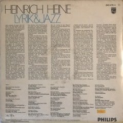 Heinrich Heine Lyrik & Jazz LP