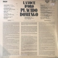 Lavoce D'oro Placido Domingo LP