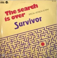 The Search Is Over Survivor Sprecial  Version 45 Rpm MAXİ