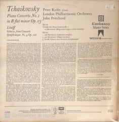 Tchaikovsky Piano Concerto No. 1 Classics For Pleasure LP