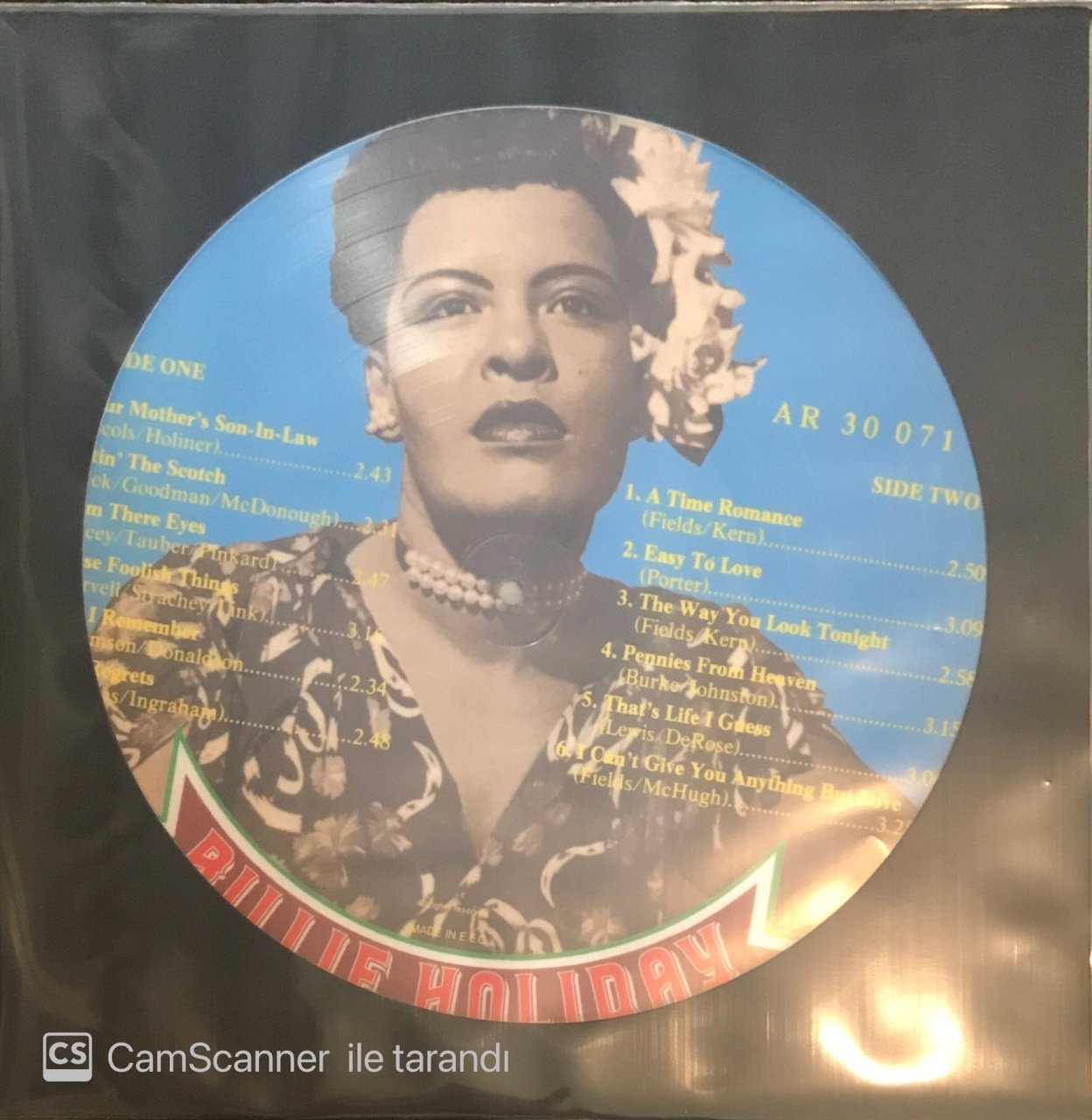 Billie Holiday LP