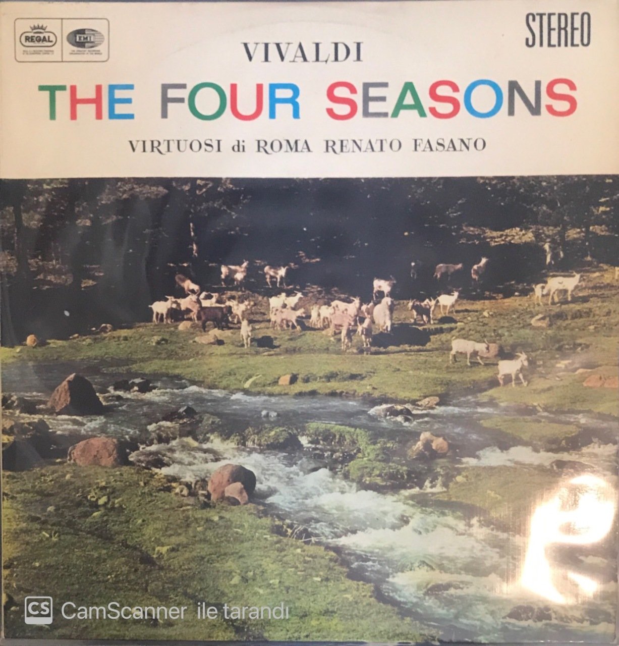 Vivaldi The Four Seasons Virtuosi Di Roma Renato Fasano LP