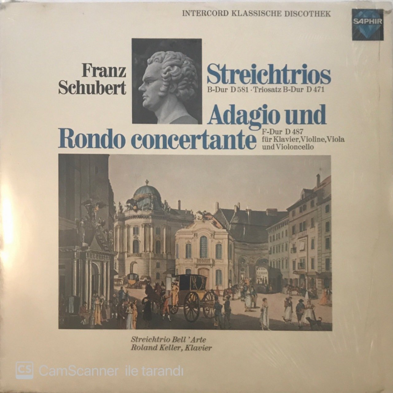 Franz Schubert Streichtrios - Adagio Und Rondo Concertante LP