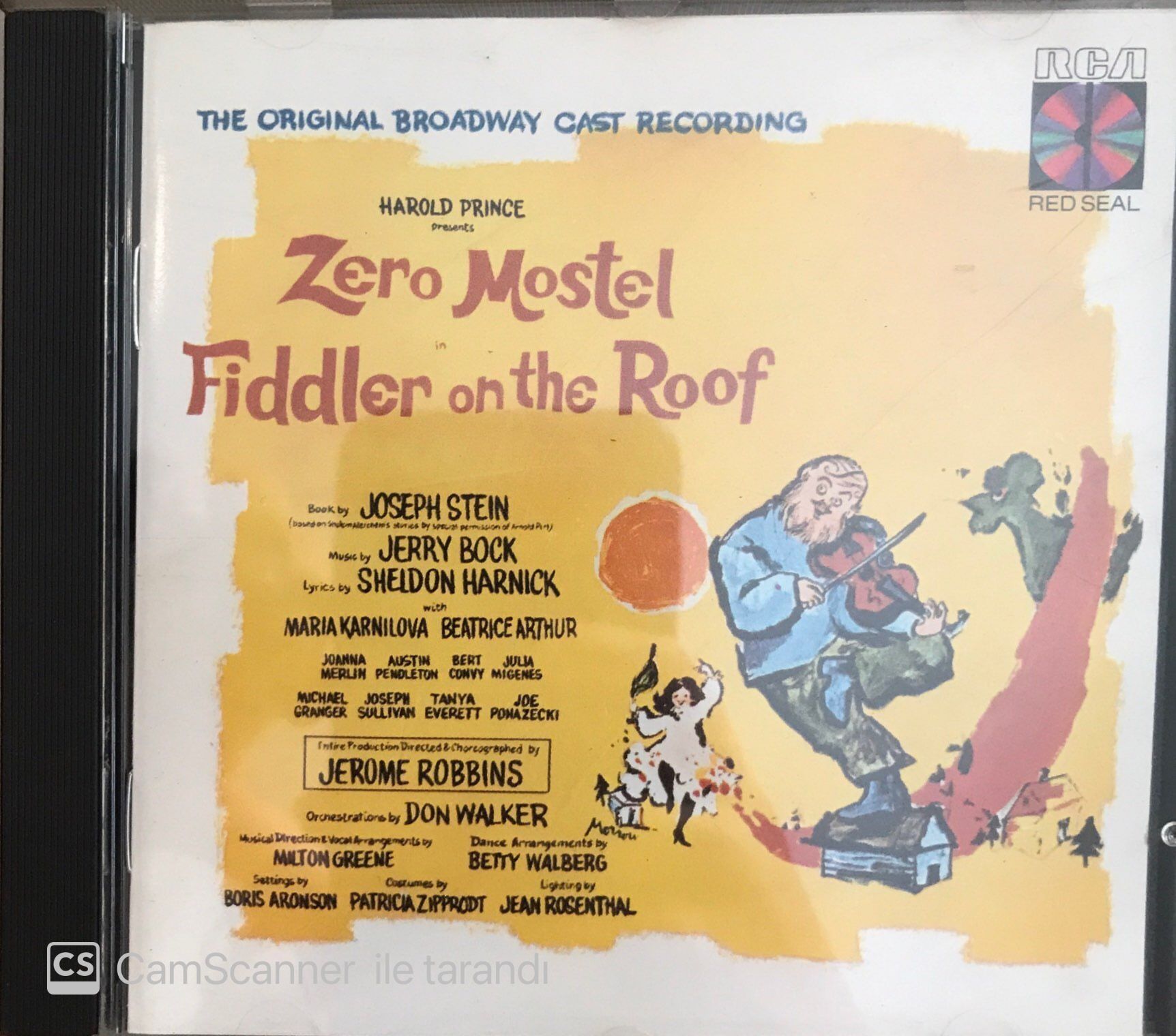 Zero Mostel Fiddler On The Roof CD