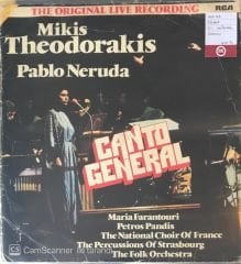 Mikis Theodorakis Pablo Neruda Canto General Live LP