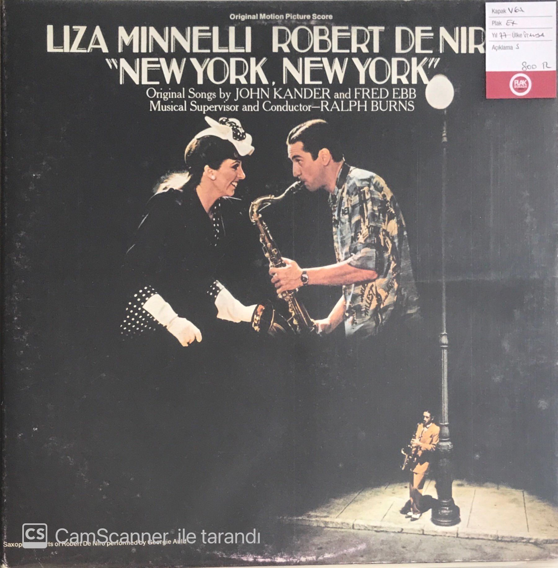 Liza Minnelli, Robert De Niro – New York, New York (Original Motion Picture Score) LP