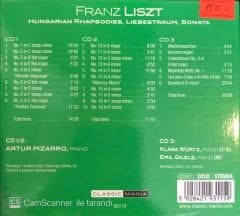 Liszt Collection - Hungarian Rhapsodies , Liebestraum , Sonata  3 x CD