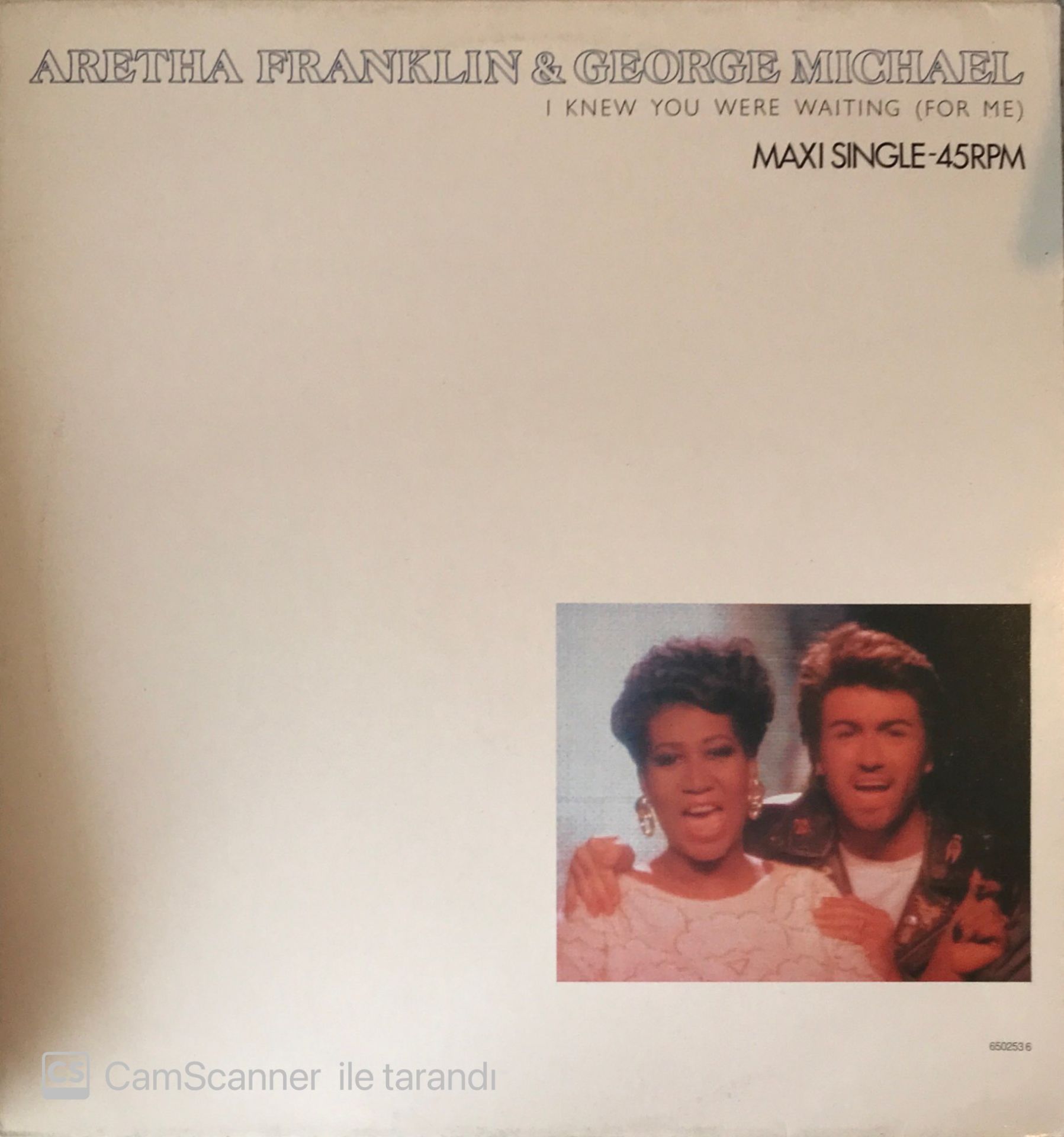 Aretha Franklin And George Michael I Knew You Were Waiting MAXİ