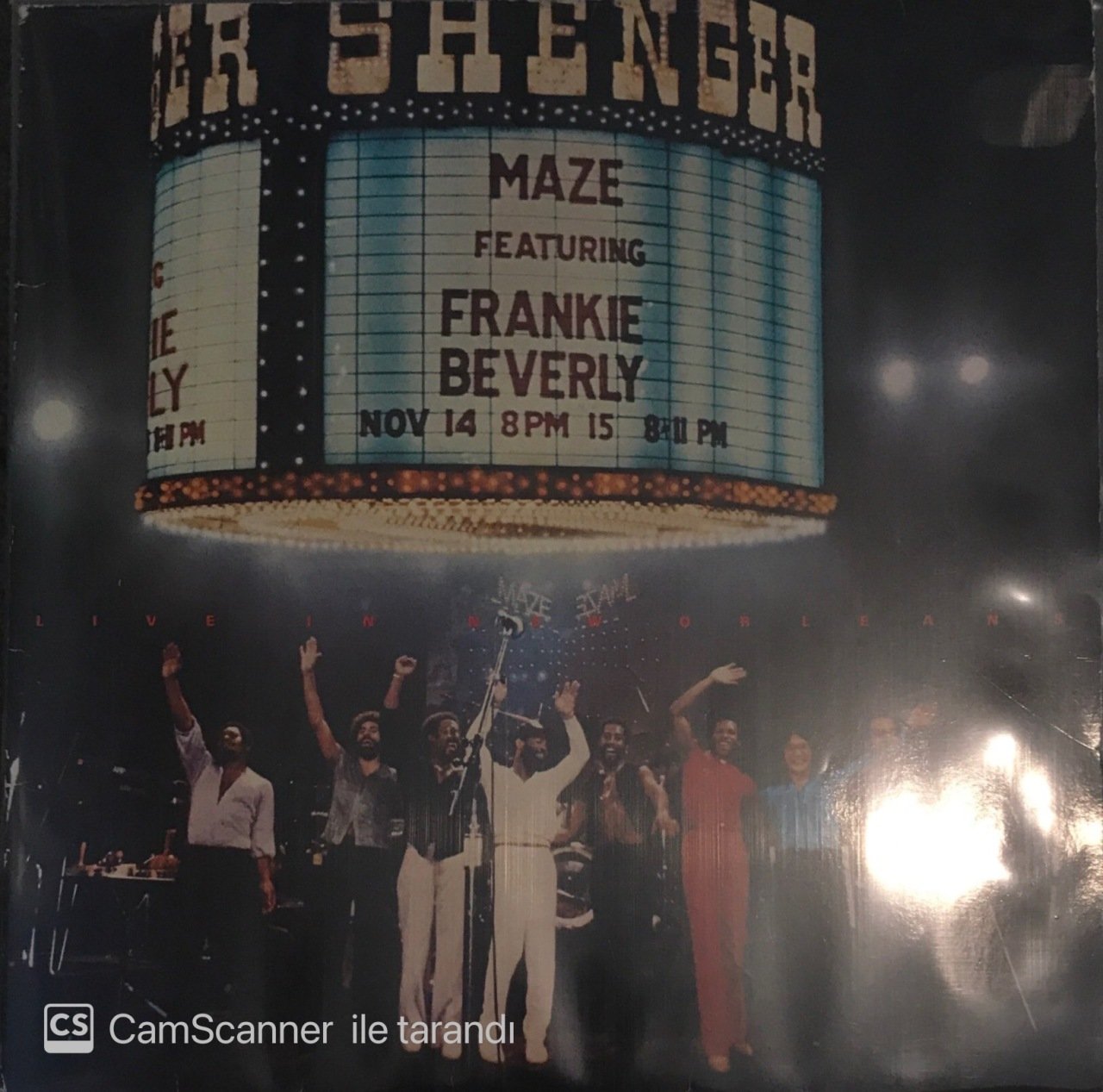 Maze Featuring Frankie Beverly Nov 14 8 Pm 15 8+11 Pm Double LP