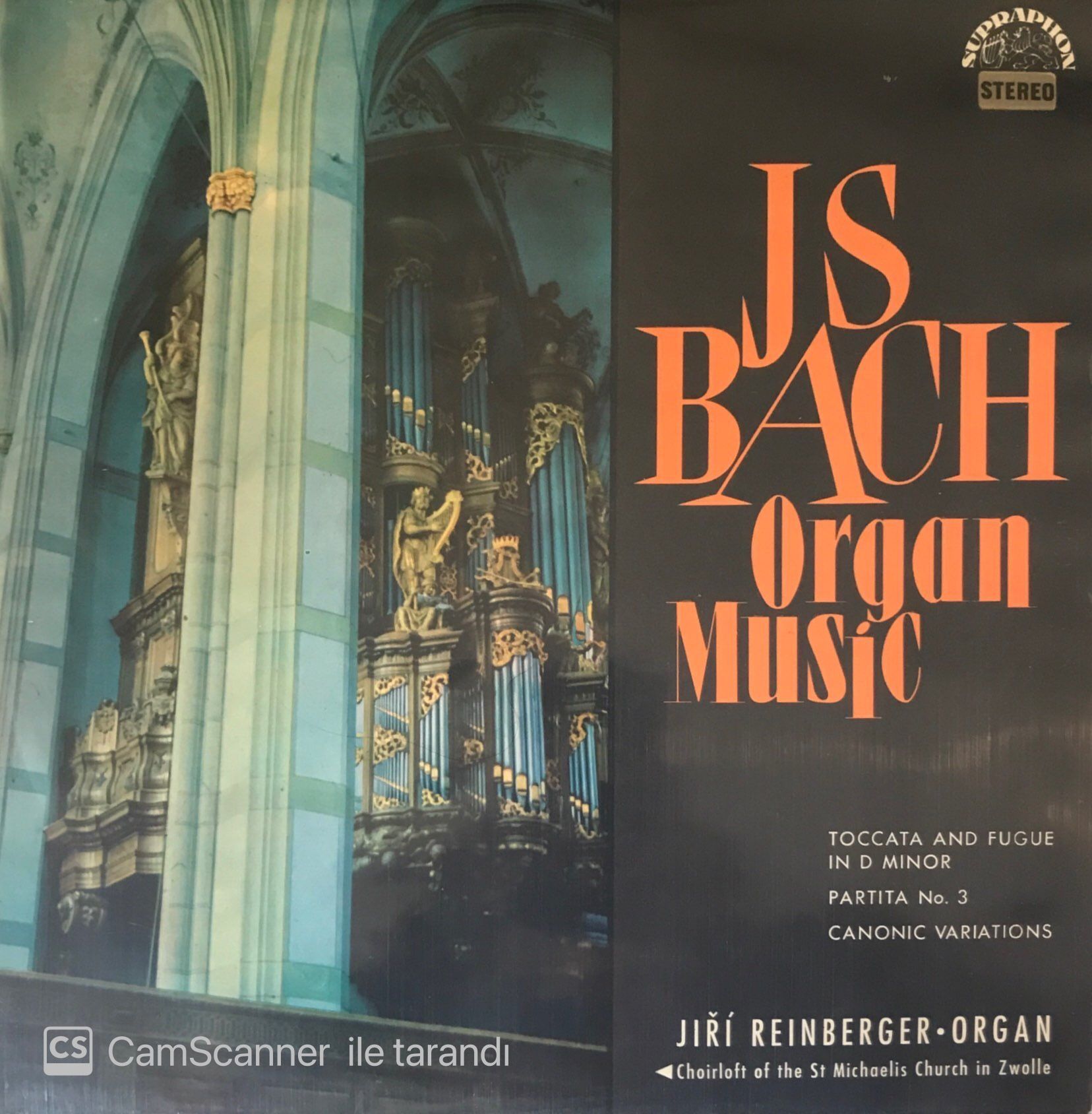 Johann Sebastian Bach Is Bach Organ Music LP