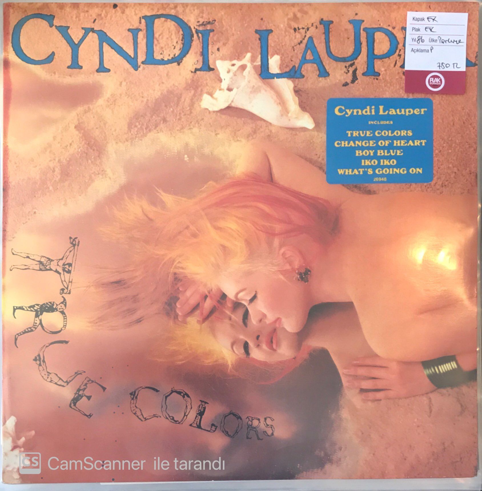 Cyndi Lauper - True Colors LP