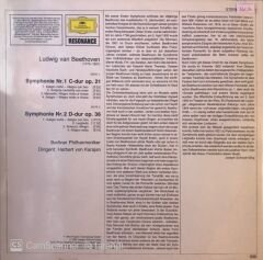 Beethoven Symphonıen NR 1&2 Herbet Von Karajan LP