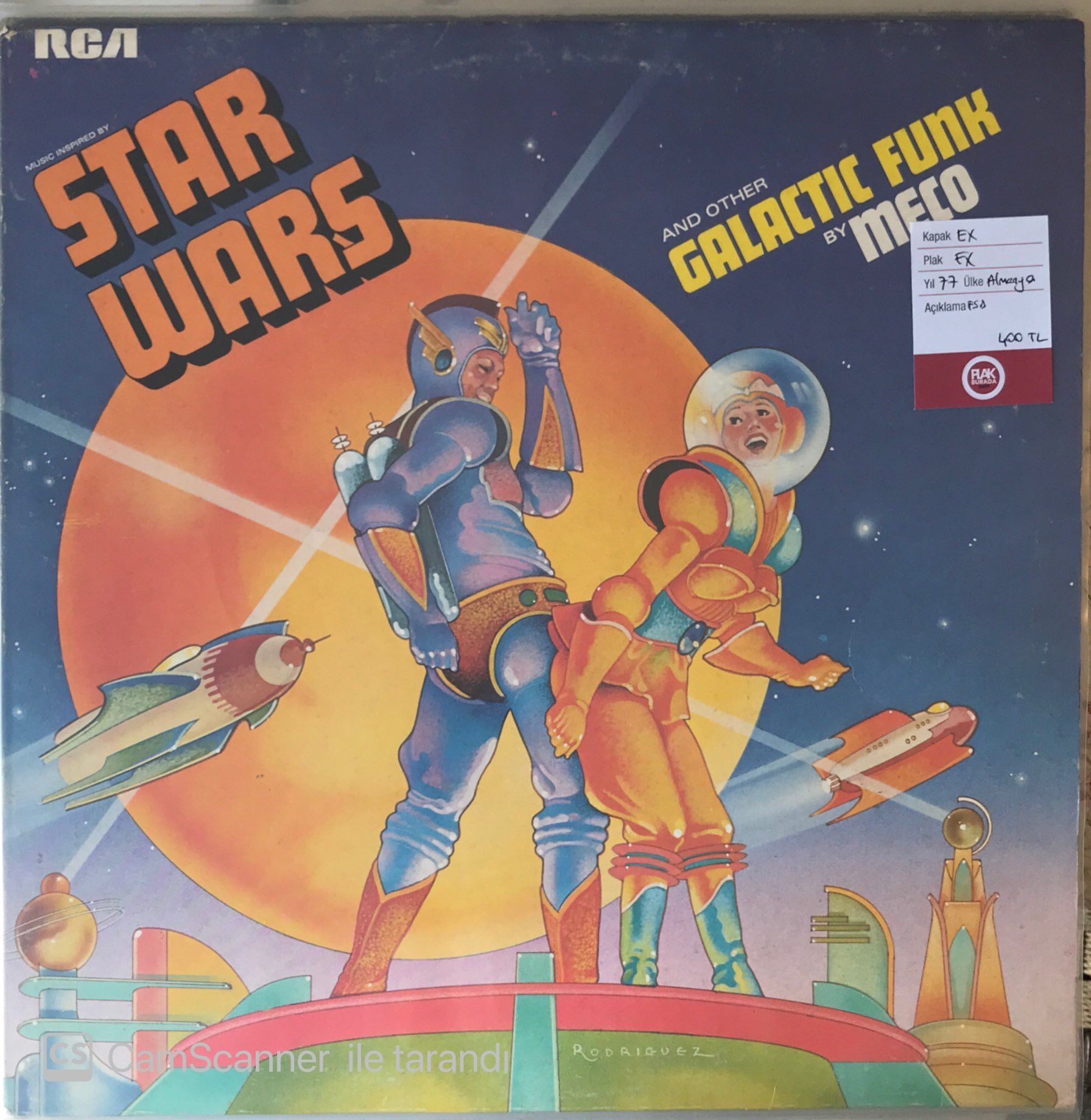 Star Wars And Other Galactic Funk By Meco LP