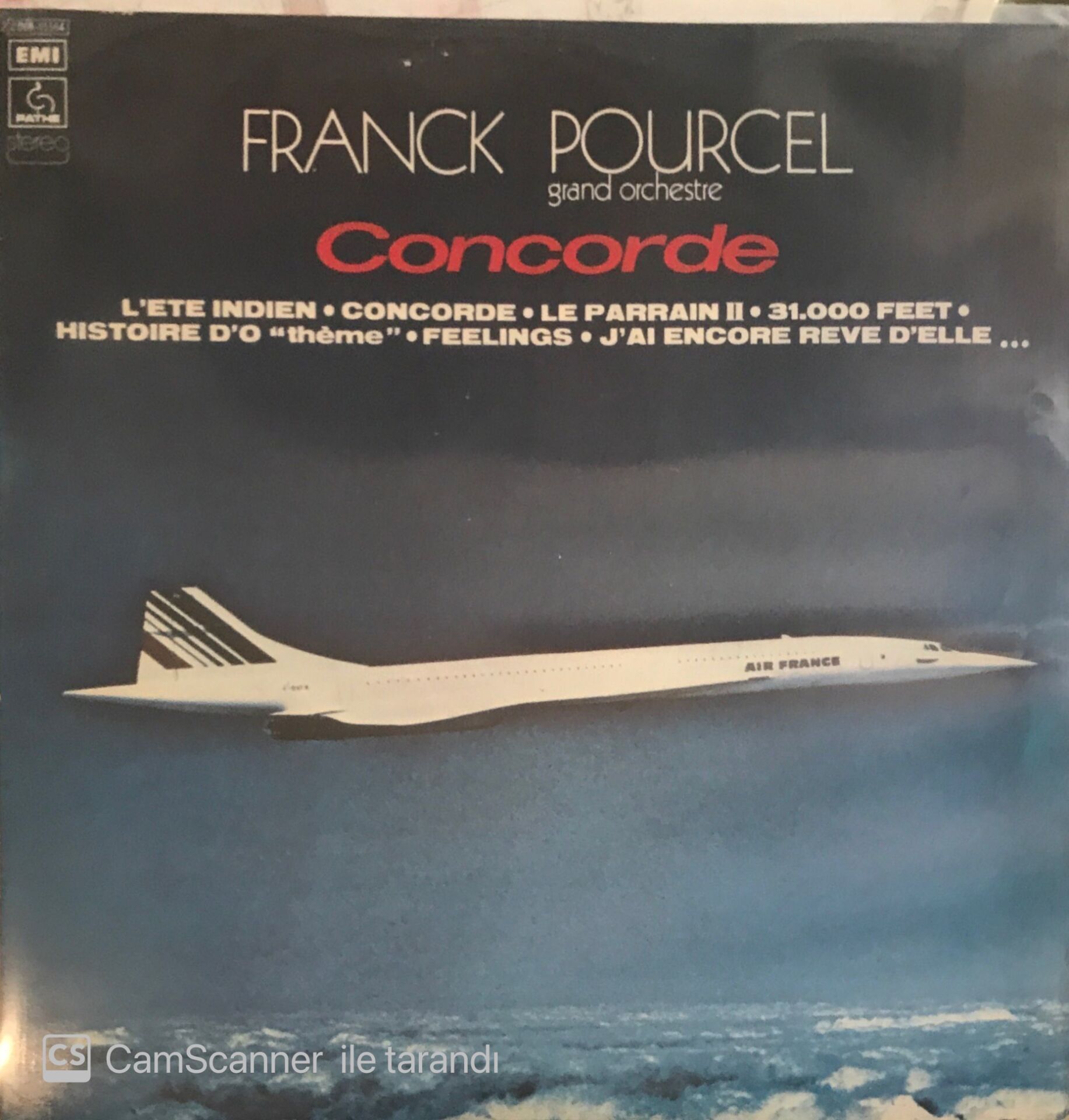 Franck Pourcel Grand Orchestre Concorde LP