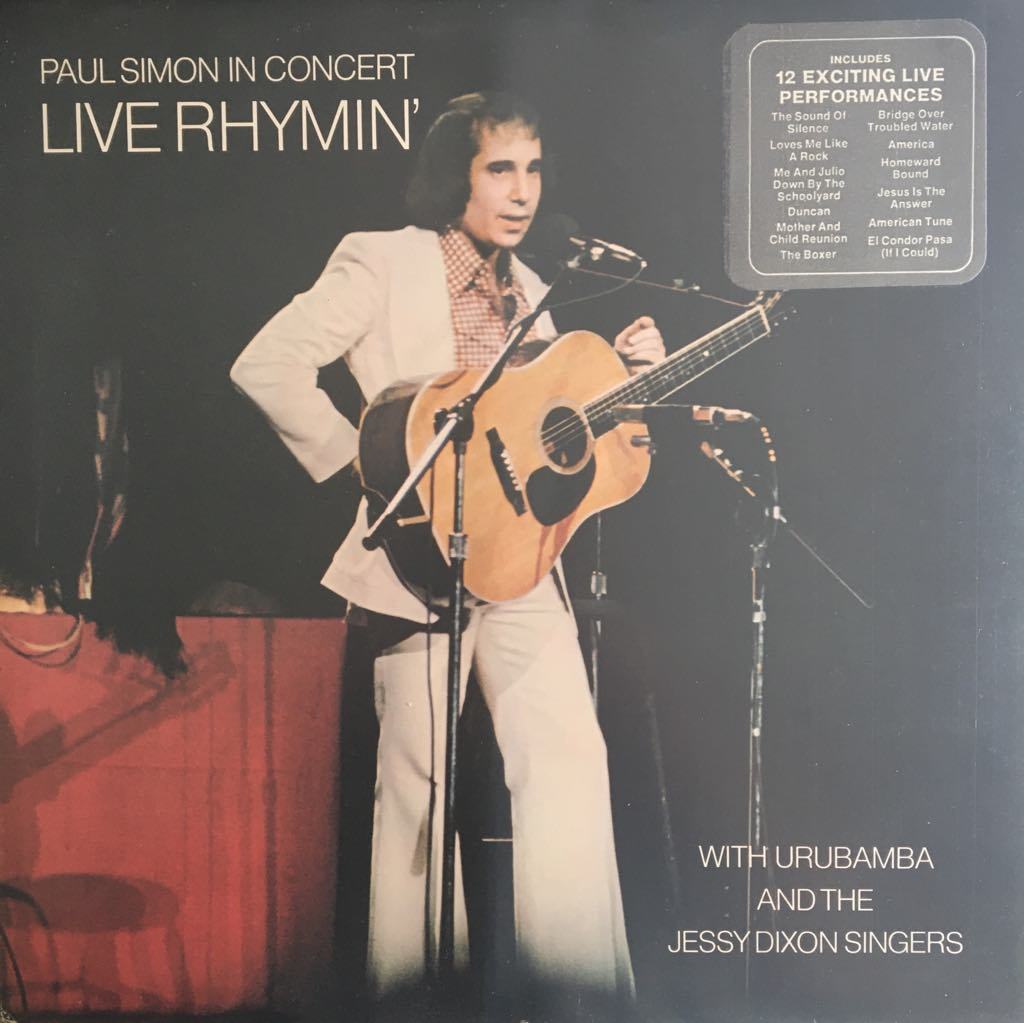 Paul Simon In Concert Live Rhymin' LP