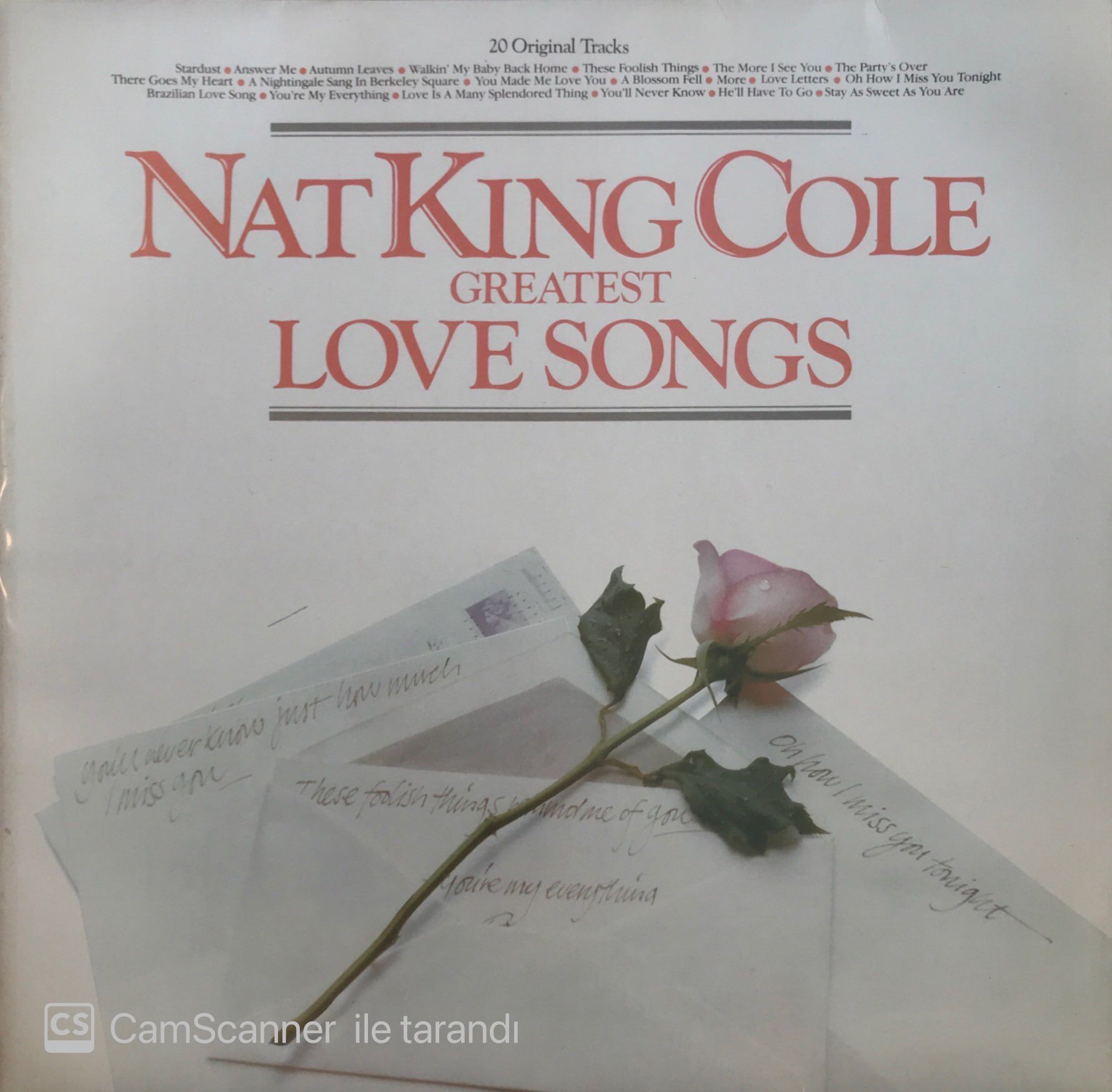 Nat King Cole Greatest Love Songs LP