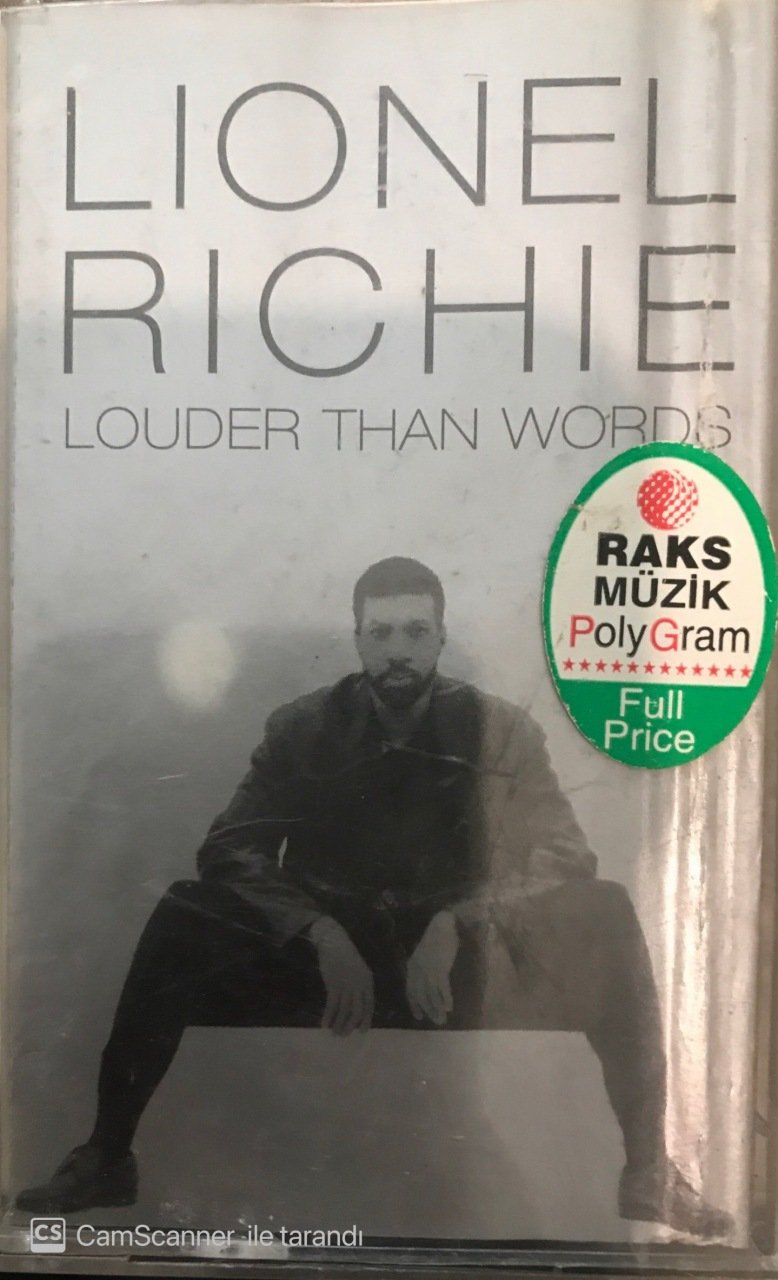 Lionel Richie Louder Than Words KASET