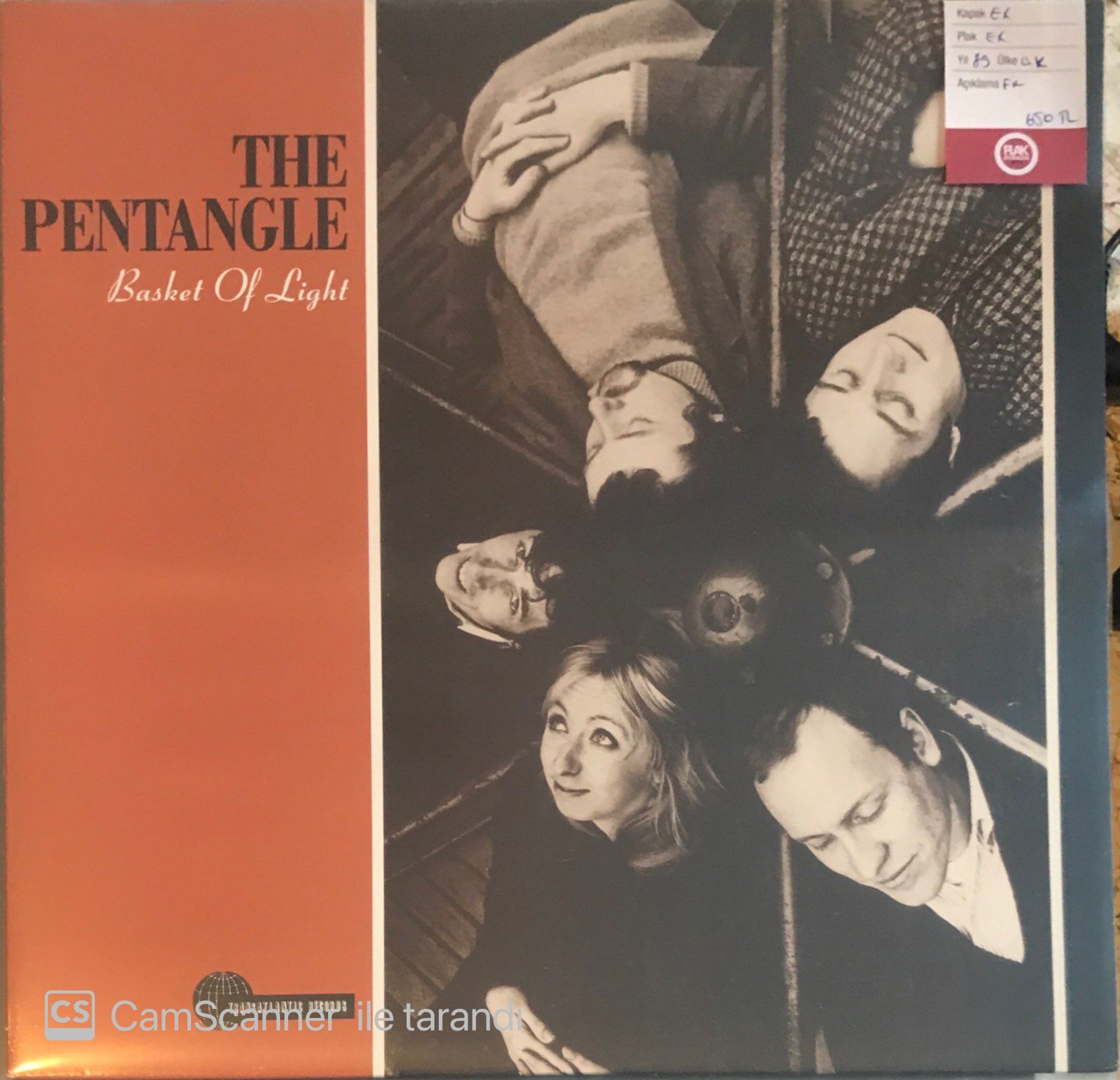 The Pentangle - Basket Of Light LP