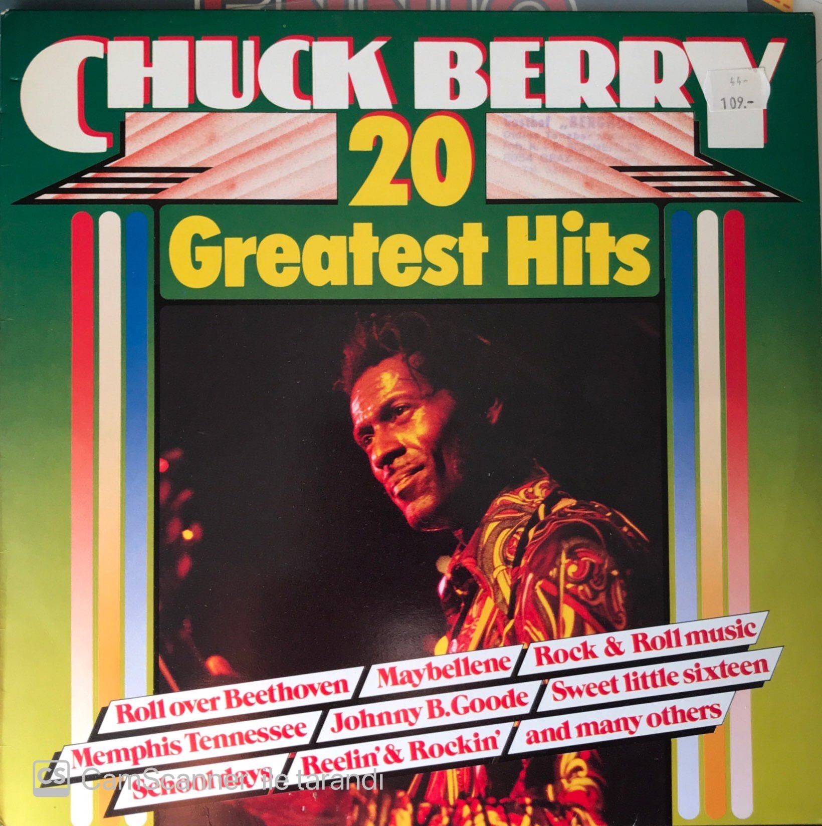 Chuck Berry 20 Greatest Hits LP