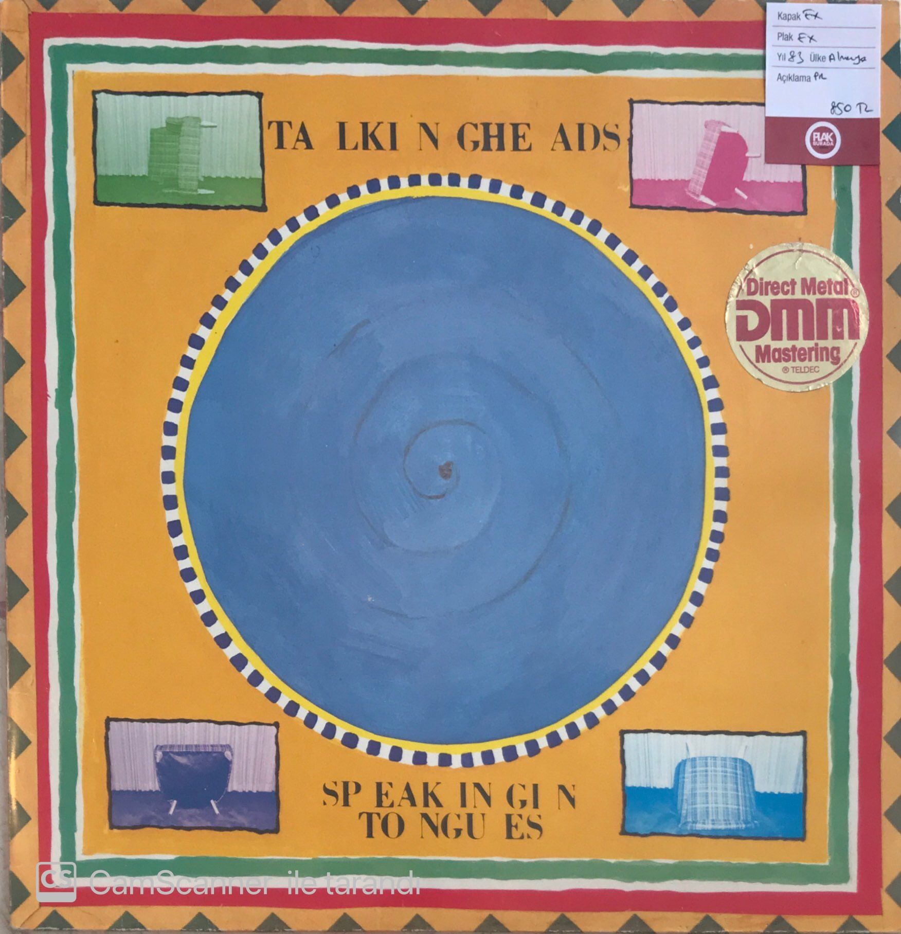 Talking Heads Speaking in Tongues LP