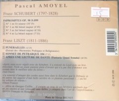 Pascal Amoyel Schubert Liszt CD