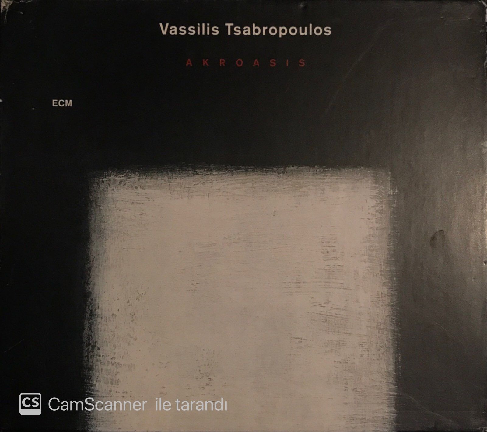 Vassilis Tsabropoulos - Akroasis CD