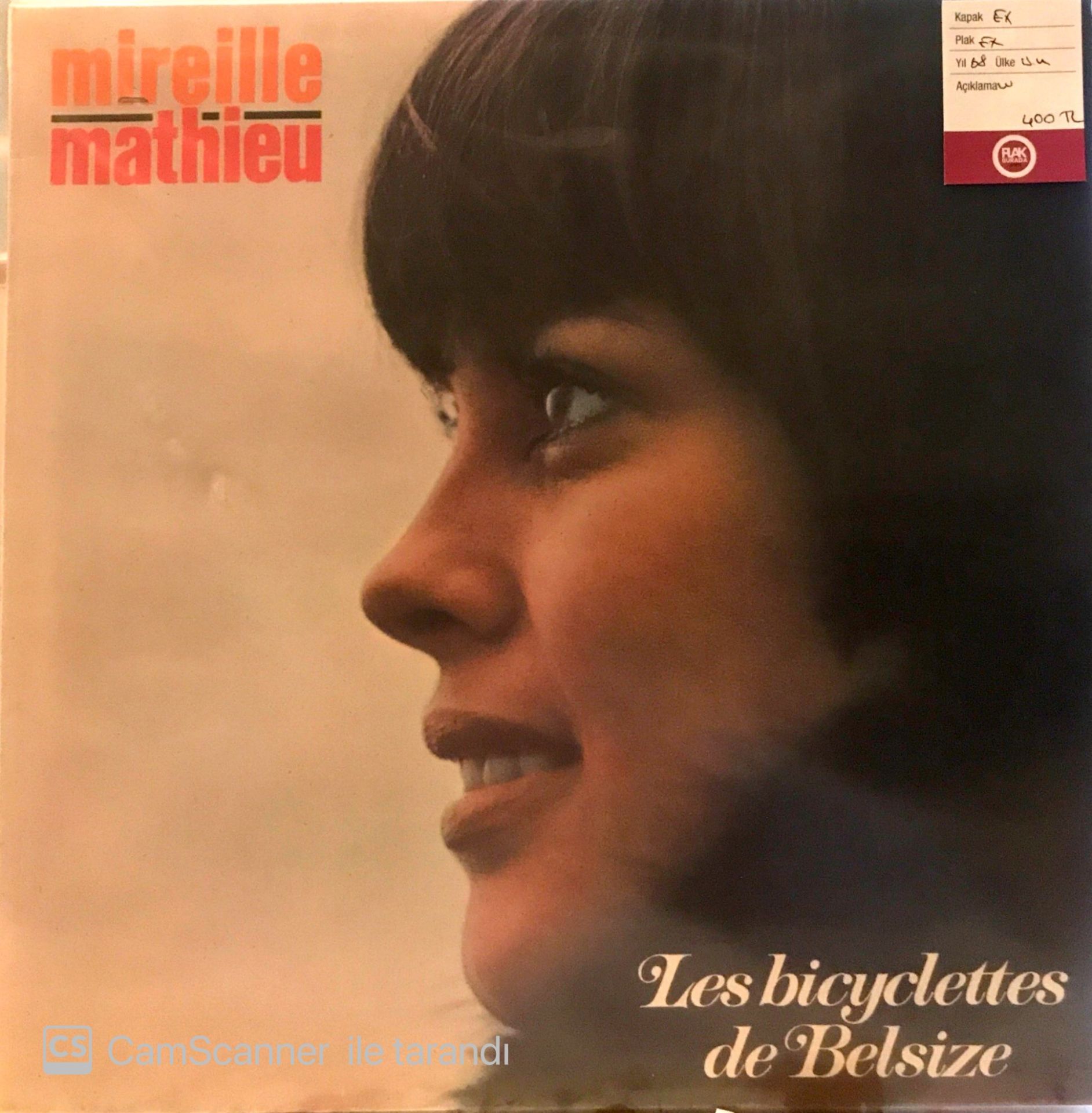 Mireille Mathieu - Les Bicyclettes de Belsize LP