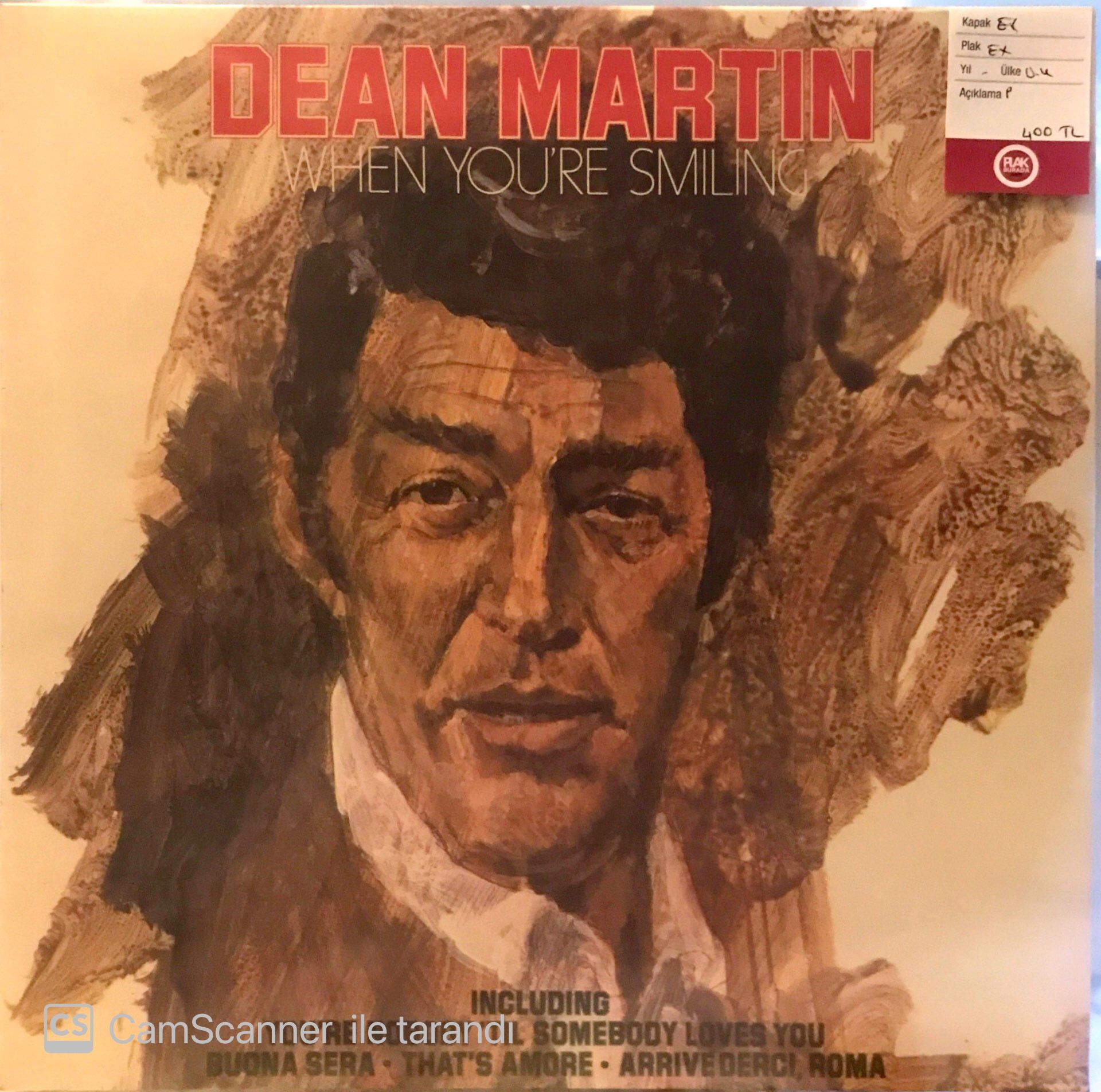 Dean Martin - When you're Smiling LP