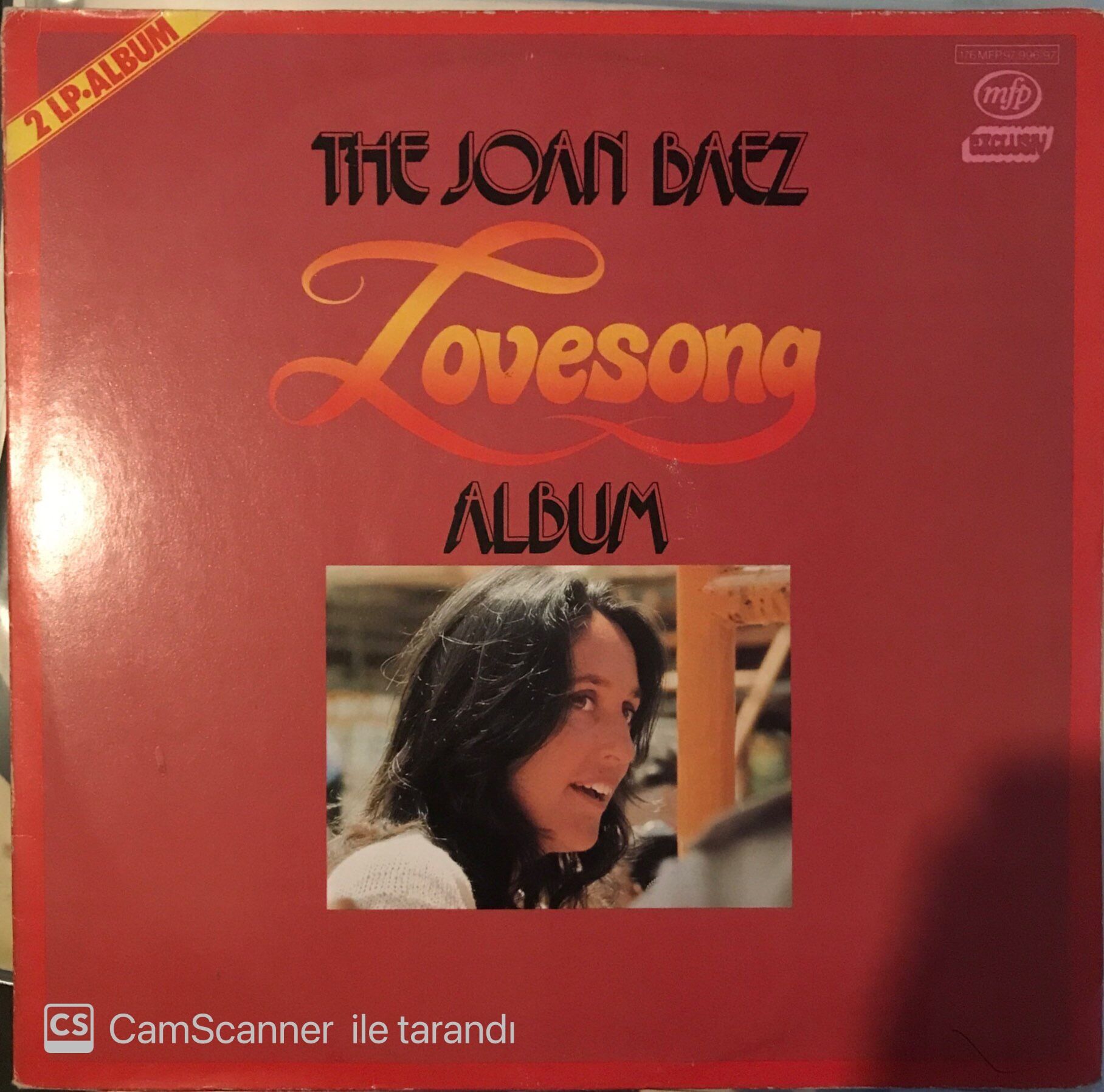 Joan Baez Love Song Album Double LP