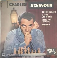 Charles Aznavour Les Deux Guitares 45lik