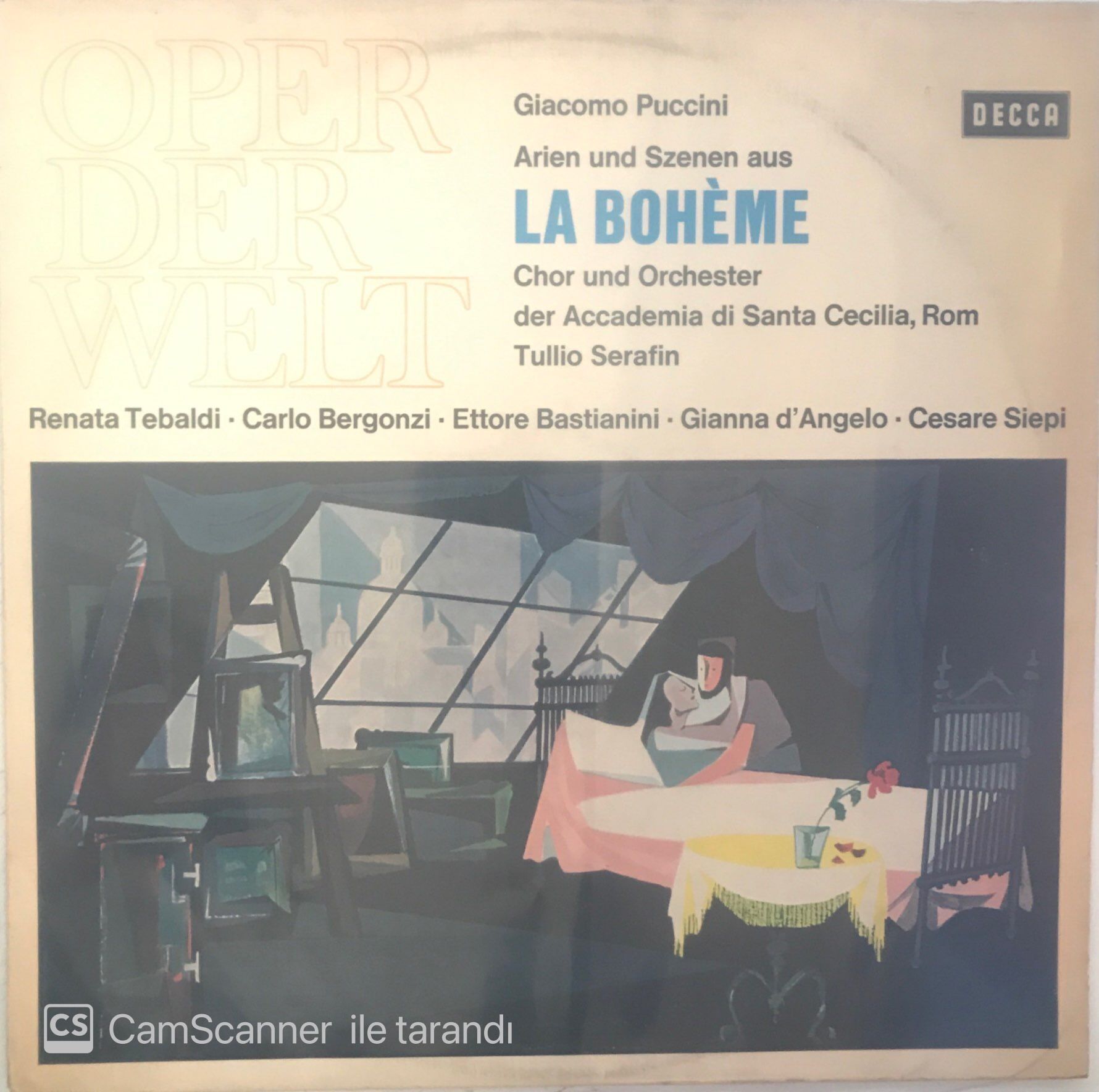 Puccini La Boheme Operderwalt LP